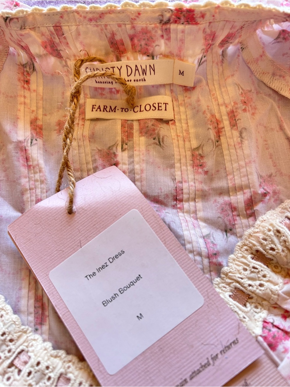 Christy Dawn Inez Dress In Blush Bouquet - Picture 9 of 10